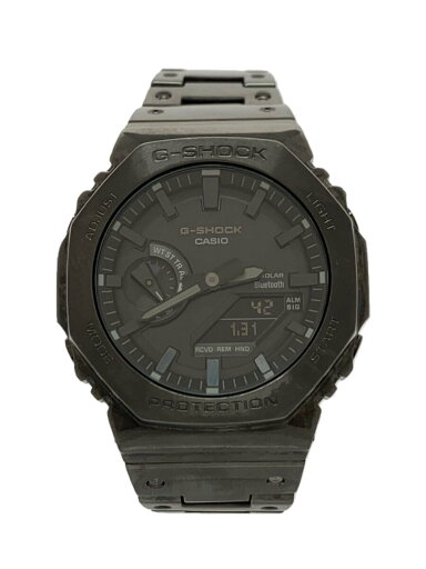 【中古】CASIO◆ソーラー腕時計_G-SHOCK/アナログ/ステンレス/BLK/BLK【服飾雑貨他】 【中古】CASIO◆ソーラー腕時計_G-SHOCK/アナログ/ステンレス/BLK/BLK【服飾雑貨他】