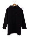 【中古】TORNADO MART◆00s/Y2K/hooded mods coat/コート/L/ウール/GRY/無地【メンズウェア】