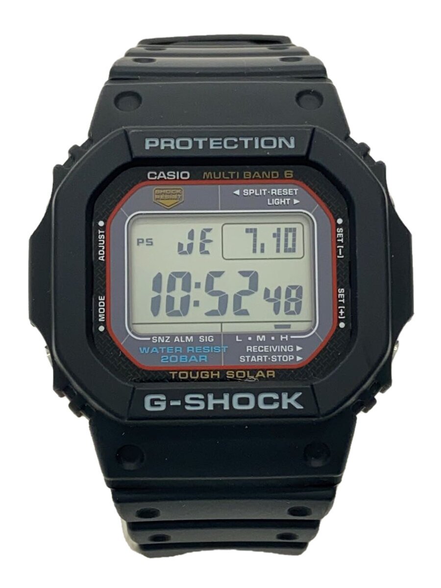 【中古】CASIO◆ソーラー腕時計_G-SHOCK/デジタル/BLK【服飾雑貨他】