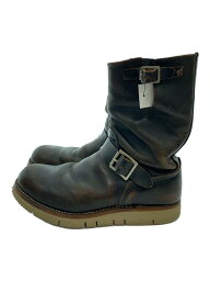 【中古】RED WING◆エンジニアブーツ/--/BLK/PT91【シューズ】