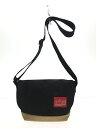 【中古】Manhattan Portage◆ショルダーバッグ/--/ブラック/無地【バッグ】