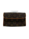 【中古】LOUIS VUITTON◆ポシェット・フロランティーヌ_モノグラム・キャンバス_BRW/PVC/BRW/モノグラム/ショルダー欠品【バッグ】