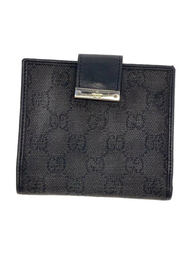 【中古】GUCCI◆財布/キャンバス/BLK/レディース【服飾雑貨他】 【中古】GUCCI◆財布/キャンバス/BLK/レディース【服飾雑貨他】
