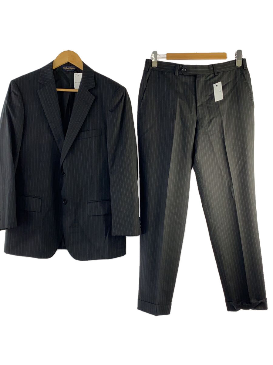 【中古】BROOKS BROTHERS◆スーツ/--/ウール/BLK/ストライプ/19-01-2913//【メンズウェア】