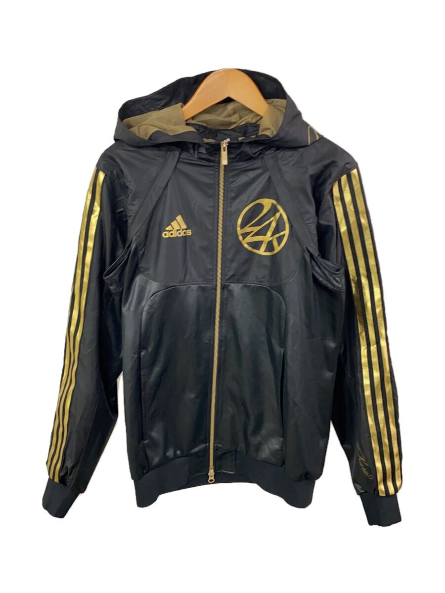 【中古】adidas◆ジャージ/S/ポリエステル/BLK/無地/Z73238【メンズウェア】