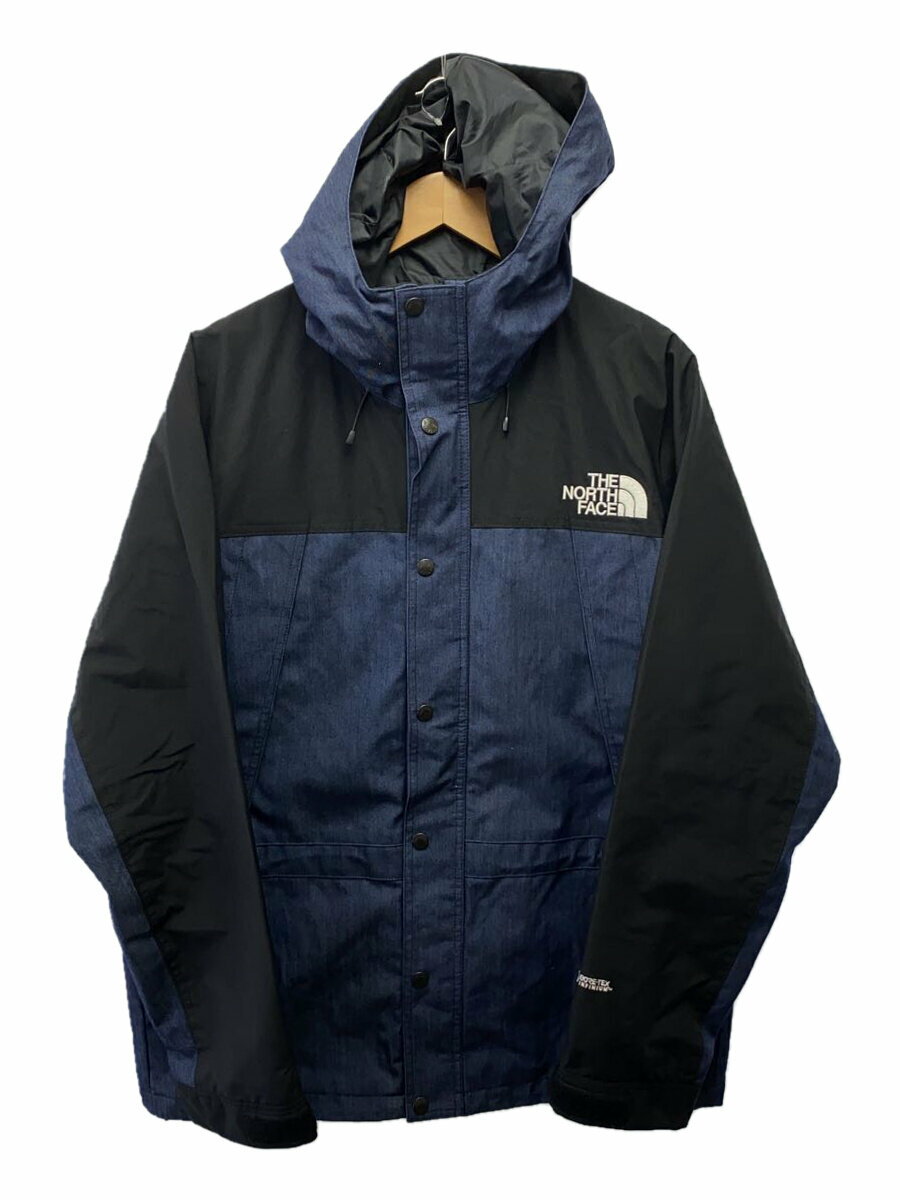 【中古】THE NORTH FACE◆MOUNTAIN LIGHT DENIM JACKET_マウンテンライトデニムジャケット/XL/ナイロン/ネイビー【メンズウェア】