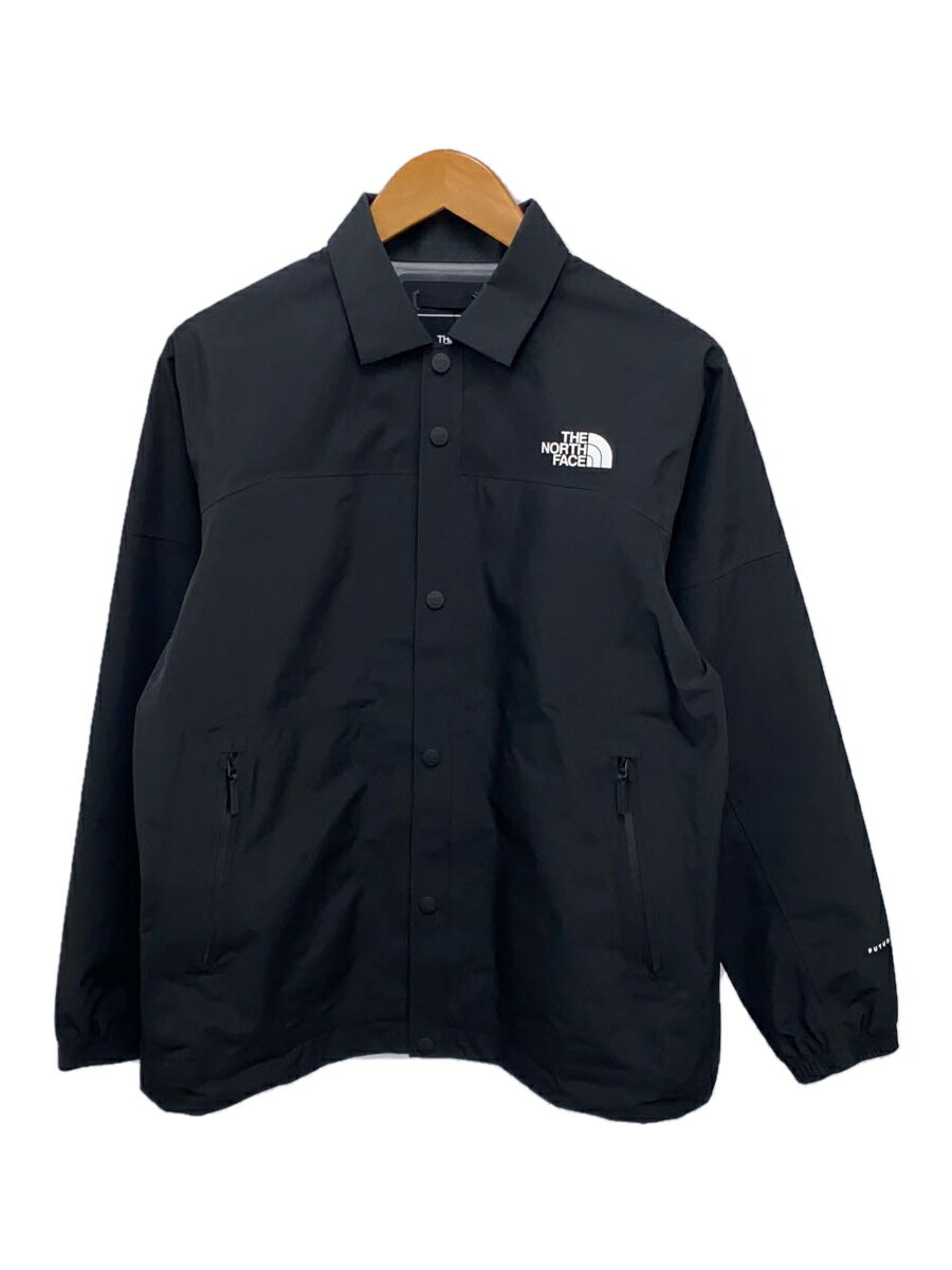 【中古】THE NORTH FACE◆FL COACH JACKET_フューチャーライトコーチジャケット/S/ポリエステル/BLK/無地【メンズウェア】