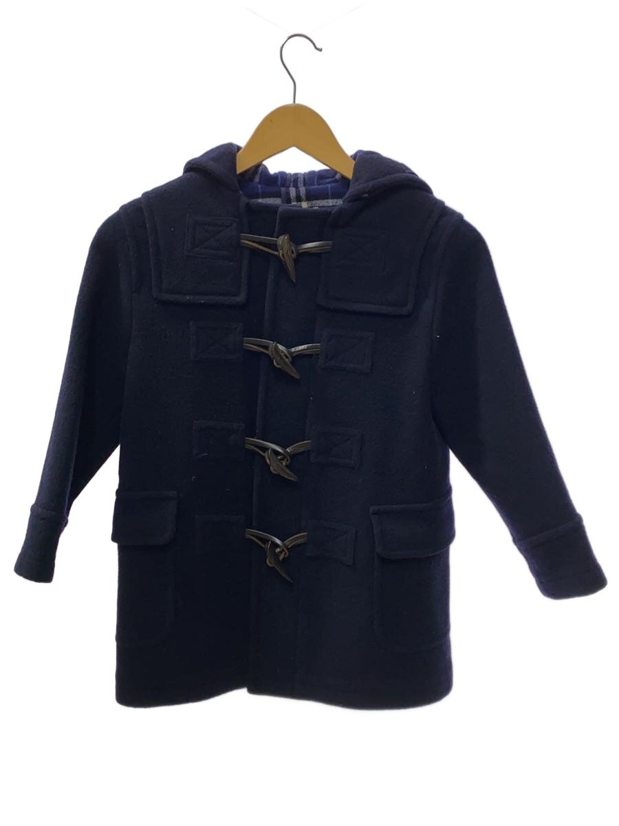 【中古】BURBERRYS◆コート/120cm/ウール/BLK/BN258-166【キッズ】