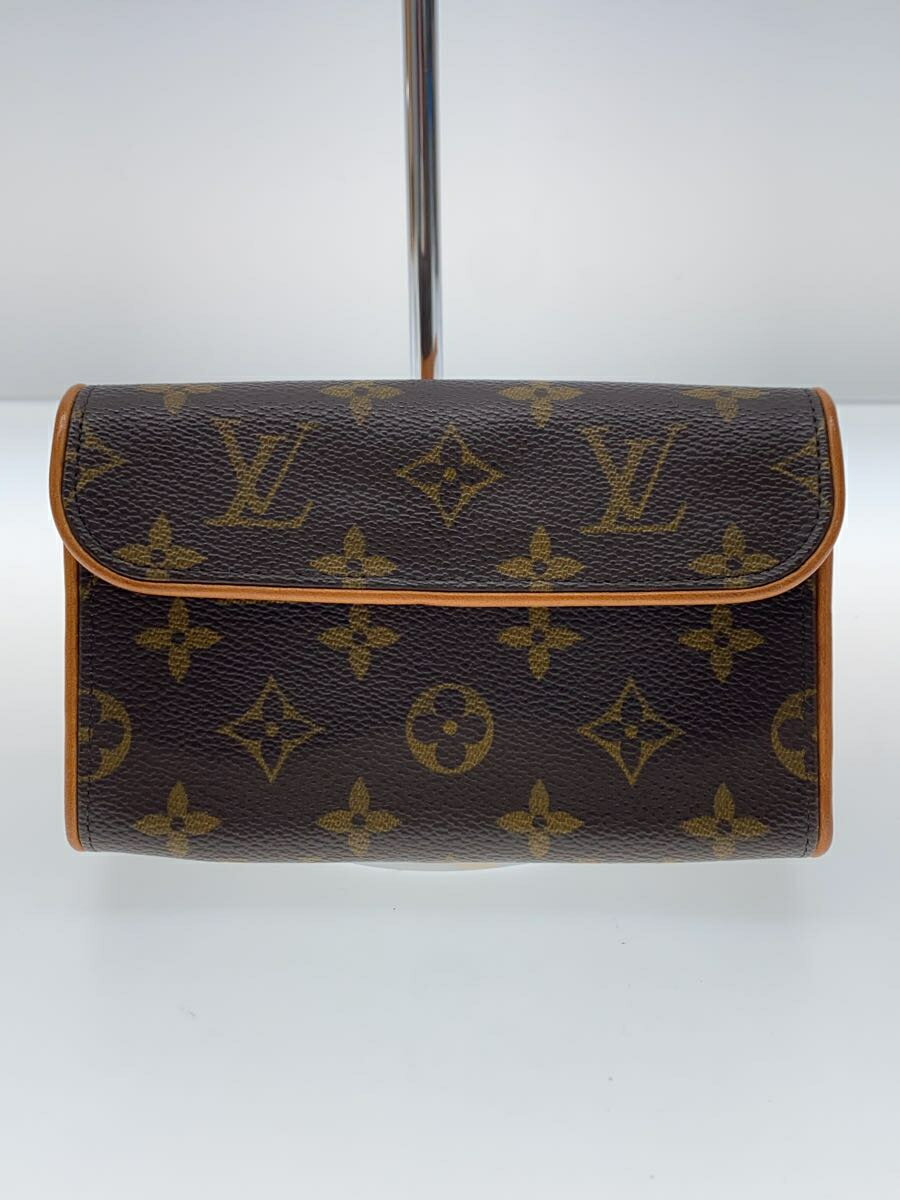 【中古】LOUIS VUITTON◆ポシェット・フロランティーヌ_モノグラム・キャンバス_BRW/PVC/BRW/総柄【バッグ】