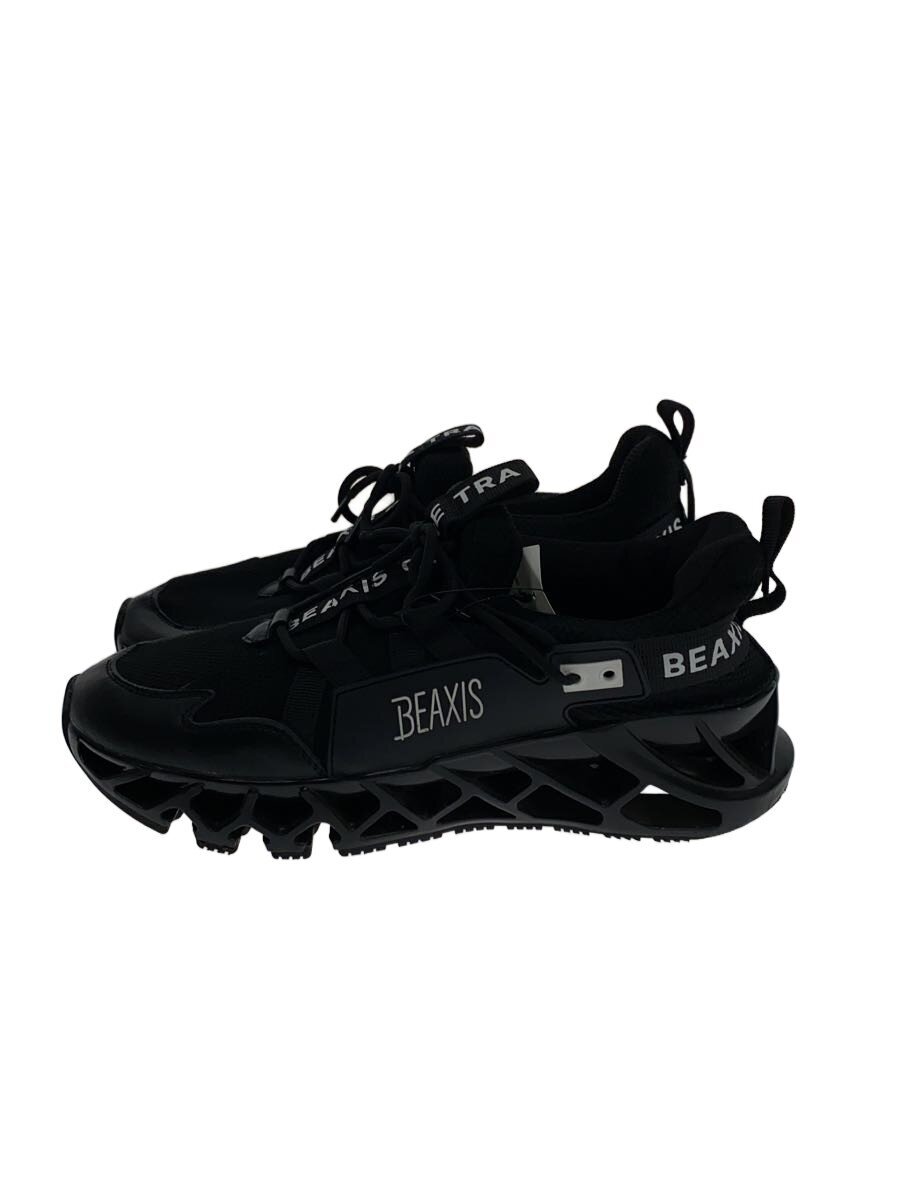【中古】BEAXIS/ローカットスニーカー/S/BLK/AZ-1838【シューズ】