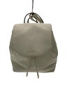 【中古】kate spade new york◆リュック/--/WHT【バッグ】