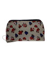 【中古】COACH◆ポーチ/--/クリーム/花柄【バッグ】