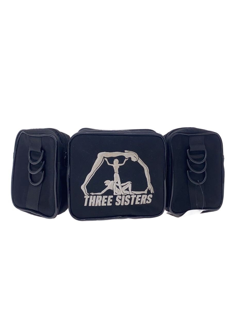 【中古】PAMEO POSE◆THREE SISTERS/ウエストバッグ/--/BLK【バッグ】
