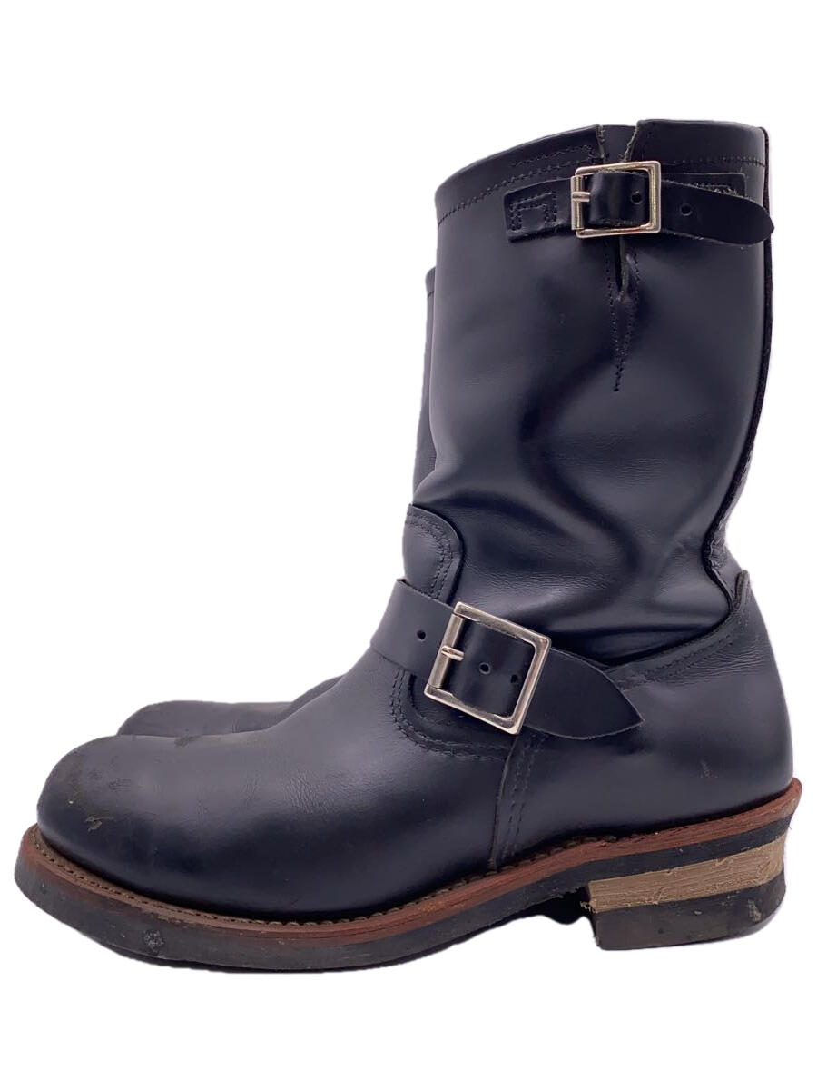 【中古】RED WING◆エンジニアブーツ/27cm/BLK/レザー/2268/スレ有/07/11//【シューズ】