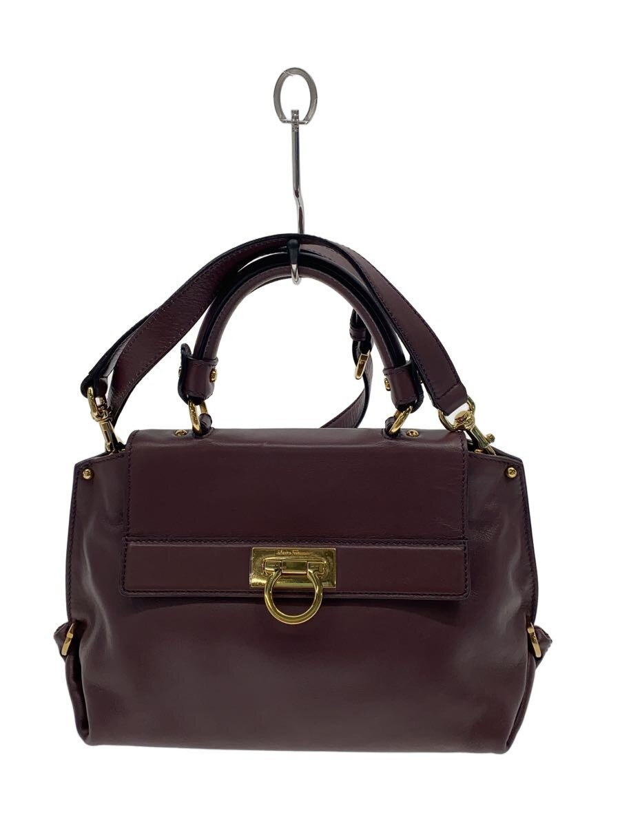 FERRAGAMO - 【中古】Salvatore Ferragamo◆ハンドバッグ_ガンチーニ【バッグ】