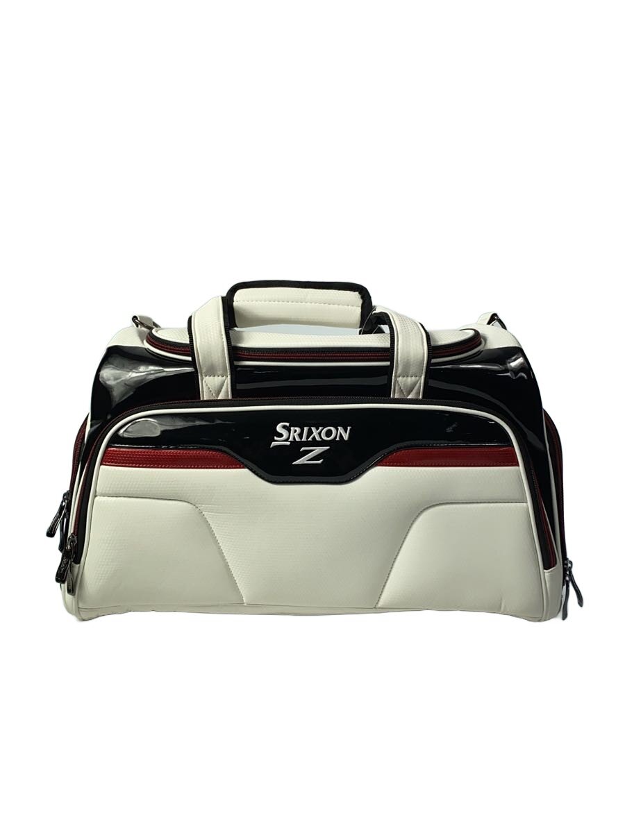【中古】SRIXON◆ボストンバッグ/フェイクレザー/WHT/GGB-S099【バッグ】