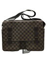 【中古】LOUIS VUITTON◆N42270/ブロードウェイ_ダミエ・エベヌ_BRW/ショルダーバッヅ/ビニール/ブラウン【バッグ】