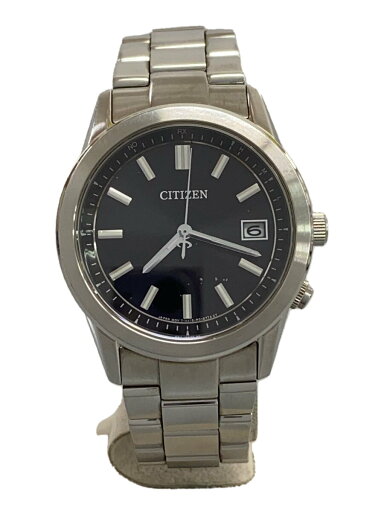 【中古】CITIZEN◆ソーラー腕時計/アナログ/BLK/SLV/H415-R005677//【服飾雑貨他】 【中古】CITIZEN◆ソーラー腕時計/アナログ/BLK/SLV/H415-R005677//【服飾雑貨他】