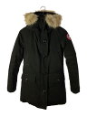 【中古】CANADA GOOSE◆モッズコート/XS/ポリエステル/BLK/2603JL【メンズウェ ...