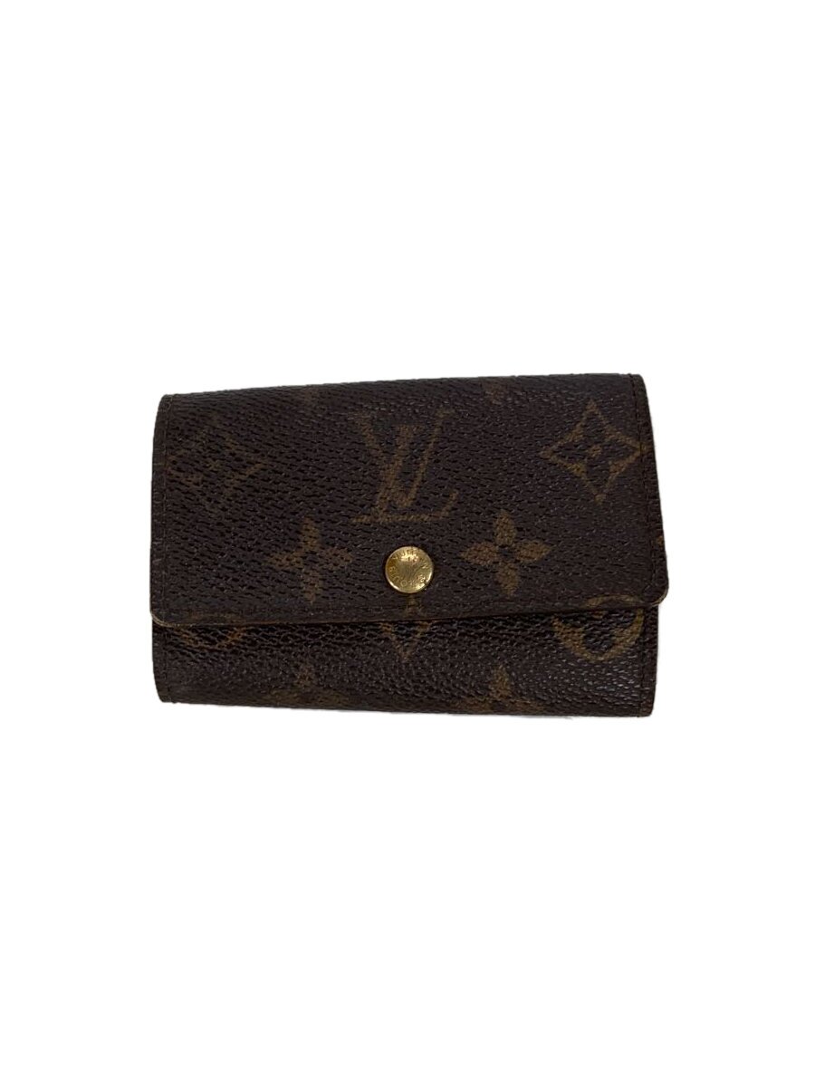 【中古】LOUIS VUITTON◆ミュルティクレ6_モノグラム/--/BRW/レディース【服飾雑貨他】