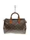 【中古】LOUIS VUITTON◆1)スピーディ30_モノグラム・キャンバス_BRW/PVC/BRW//【バッグ】(4)