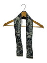 【中古】LOUIS VUITTON◆スカーフ/シルク/BLK/総柄/メンズ【服飾雑貨他】(4)