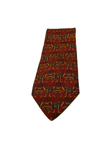 【中古】Salvatore Ferragamo◆ネクタイ/--/RED/総柄/メンズ/総柄/赤色【服飾雑貨他】 【中古】Salvatore Ferragamo◆ネクタイ/--/RED/総柄/メンズ/総柄/赤色【服飾雑貨他】
