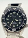 【中古】SEIKO◆自動巻腕時計/アナログ/BLK/SLV/6R15-00G0【服飾雑貨他】