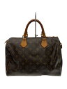 【中古】LOUIS VUITTON◆1)スピーディ30_モノグラム・キャンバス_BRW/PVC/BRW【バッグ】(4)