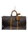 【中古】LOUIS VUITTON◆キーポル50_モノグラム・キャンバス_BRW/レザー/BRW【バッグ】