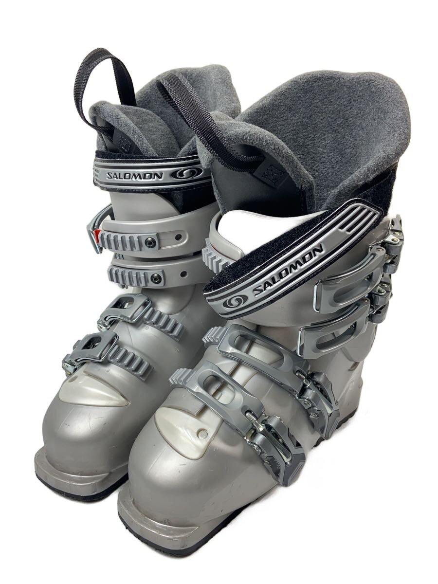 【中古】salomon◆スキーブーツ/24.5cm/SLV/アダルト【スポーツ】