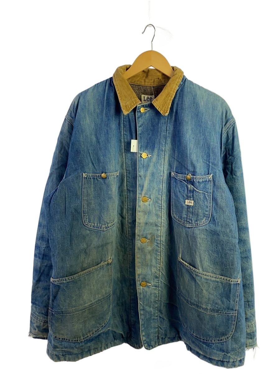 【中古】Lee◆カバーオール/--/デニム/IDG/右袖破れ有//【メンズウェア】