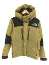 THE NORTH FACE◆BALTRO LIGHT JACKET_バルトロライトダウンジャケット/XS/ナイロン/ベージュ/茶