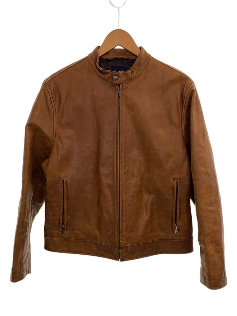 OLD GAP 00' シングルライダースジャケット サイドライン 本革 M 90s