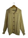 【中古】donegal woollen products ltd/カーディガン(厚手)/44/ウール/CRM/無地/【メンズウェア】