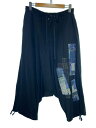 【中古】s’yte◆Cotton Cellulose Jersey Patchwork Balloon Sarouel Pants/3【メンズウェア】