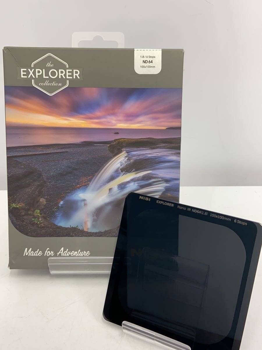 【中古】Nisi◆角型フィルター 【Explorer Nano IR ND64(1.8) 6Stops 100×100mm】//【カメラ】