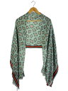 【中古】LOVEAT&GREEN/ストール/ウール/GRN/総柄/レディース【服飾雑貨他】(4)