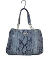 【中古】MICHAEL KORS◆トートバッグ/PVC/BLU/アニマル/マイケルコース【バッグ】
