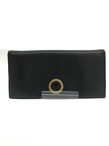 【中古】BVLGARI◆長財布/レザー/BLK/無地/メンズ【服飾雑貨他】 【中古】BVLGARI◆長財布/レザー/BLK/無地/メンズ【服飾雑貨他】