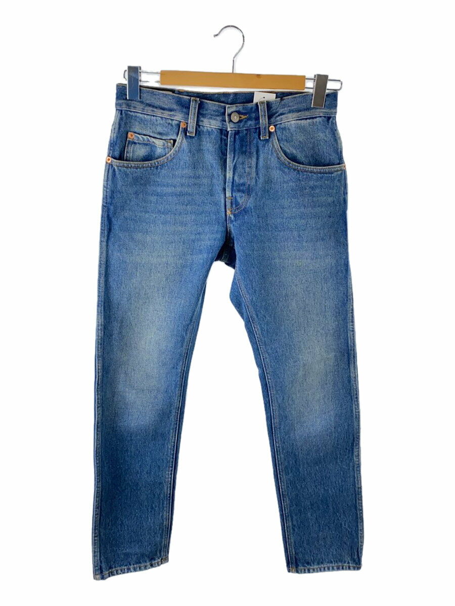 【中古】GUCCI◆ストレートデニムパンツ/28/コットン/IDG/無地/408637 XDBBQ//【メンズウェア】