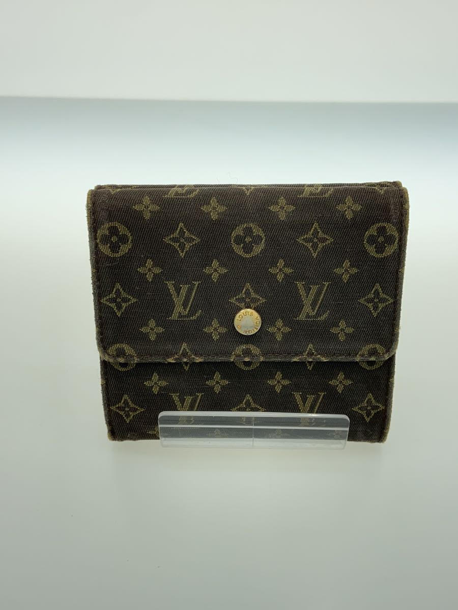 【中古】LOUIS VUITTON◆2つ折り財布/--/BRW/総柄/メンズ/M95233【服飾雑貨他】