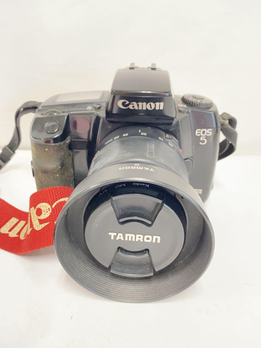 【中古】CANON◆フィルムカメラ/EOS5/TAMRONレンズ/動作未確認ジャンク【カメラ】