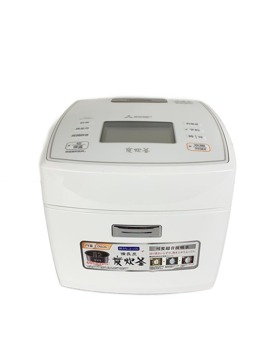 【中古】MITSUBISHI◆炊飯器 NJ-VEB10-W/ホワイト【家電・ビジュアル・オーディオ】
