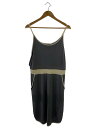 【中古】MM6◆キャミワンピース/M/シルク/GRY【レディースウェア】(4)