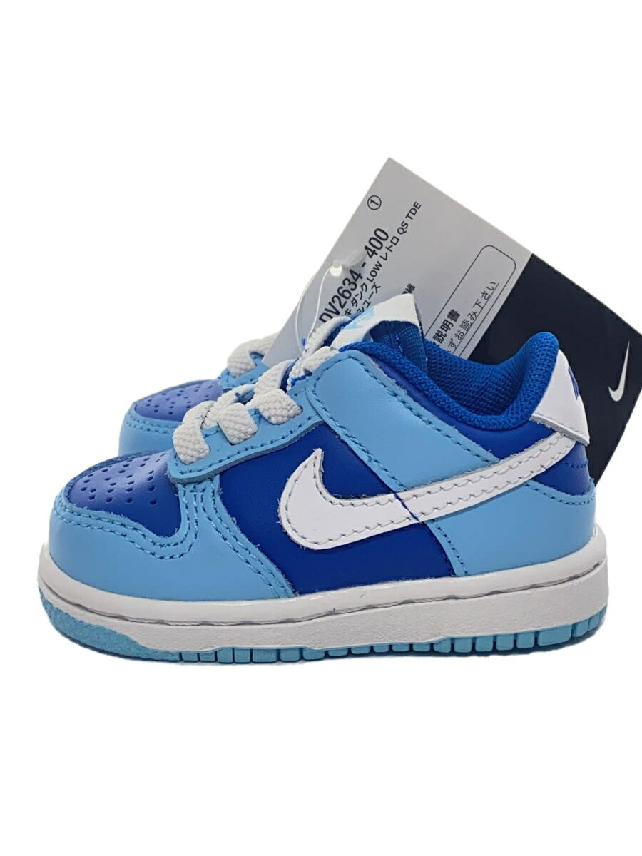 【中古】NIKE◆キッズ靴/9cm/スニーカー/レザー/BLU/DV2634-400【キッズ】