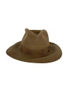【中古】Borsalino◆ハット/4 1/2 /ブラウン/メンズ//【服飾雑貨他】
