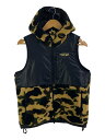 【中古】A BATHING APE◆ベスト/S/ポリエステル/カモフラ【メンズウェア】