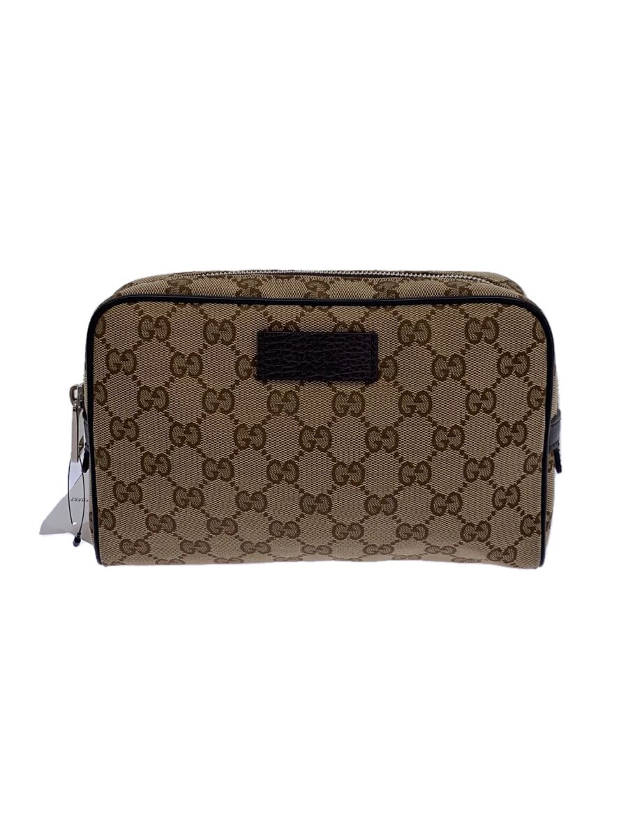 臀包, 腰包 - 【中古】GUCCI◆ウエストバッグ_GGキャンバス/キャンバス/BRW【バッグ】