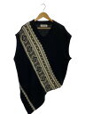 【中古】discovered◆ニットベスト(厚手)/FREE/ウール/BLK/DC-AW19-KN-01【メンズウェア】(4)